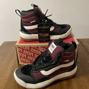 Vans UltraRange Exo Hi MTE Port Royale Red Black Suede Boots Women's Box No Lid